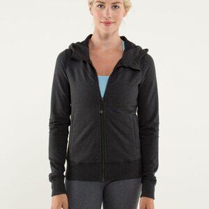 Sz 8 - Lululemon Bliss Break Hoodie in Heathered Black